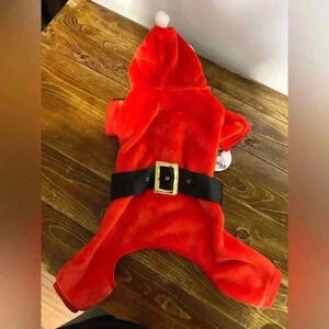 Santa Clause Pajamas Outfit For Christmas For Dog Size Medium NWT